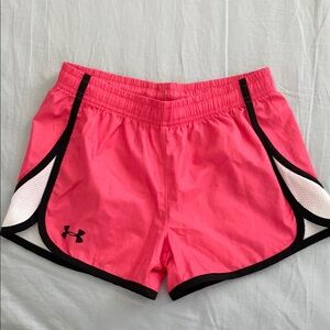 Under Armour Pink Athletic Running Shorts